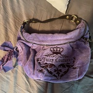 AUTHENTIC Juicy Couture Purple Shoulder Bag